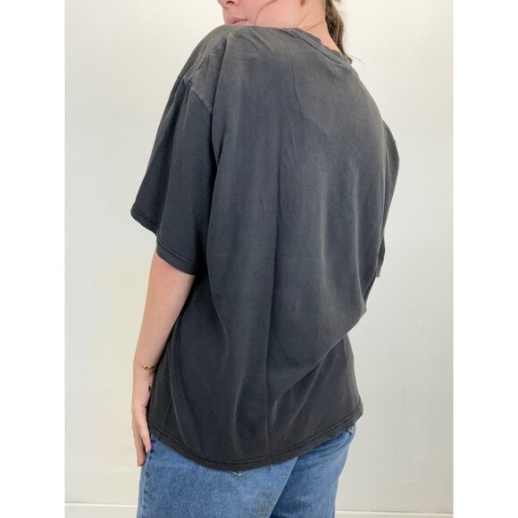 L Vintage Deer Caution Sarcastic T - Picture 3 of 5